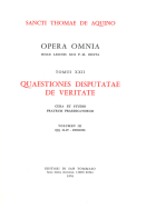 Quaestiones disputatae de veritate V3