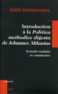 Introduction à la « Politica methodice digesta de Johannes Althusius »