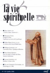 Vie Spirituelle n° 765 (La)