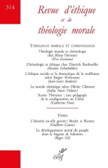 Revue d'éthique et de Théologie Morale 314